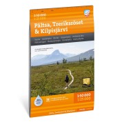 Pältsa Treriksröset & Kilpisjärvi 1:50 000/25 000 Calazo